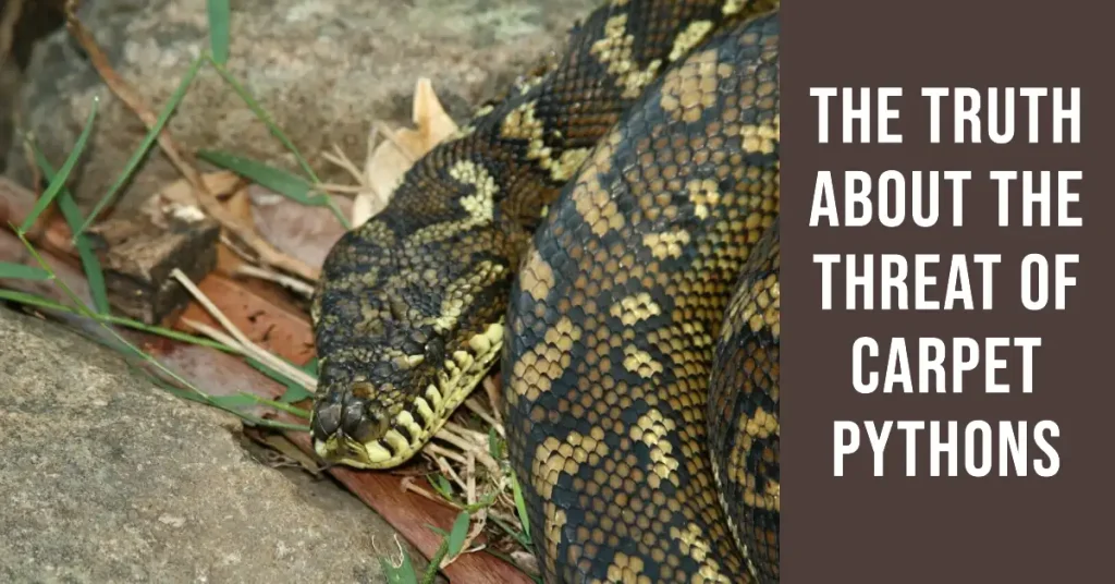 Are carpet pythons dangerous?